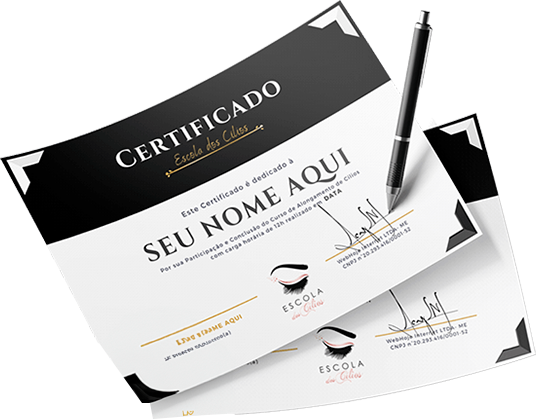 Certificado Escola dos Cílios